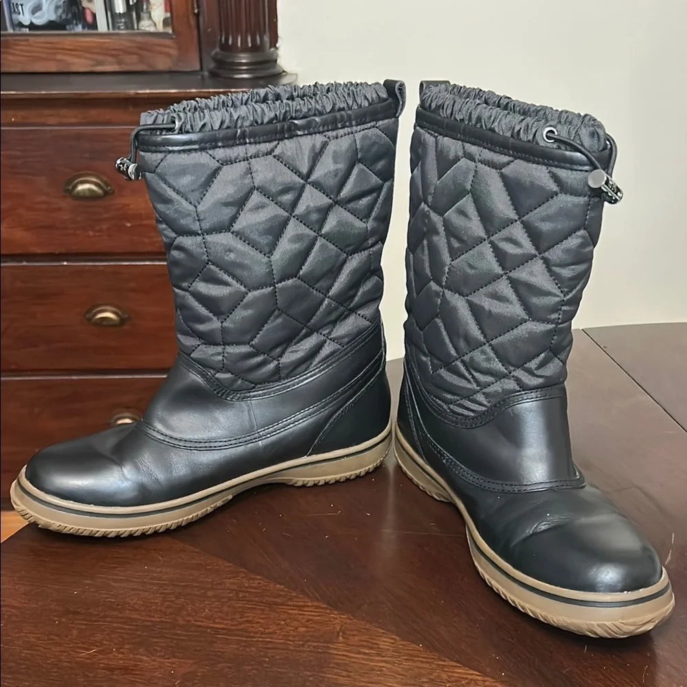 Coach New York Samara Aniline Black Winter Boots - Picture 10 of 14